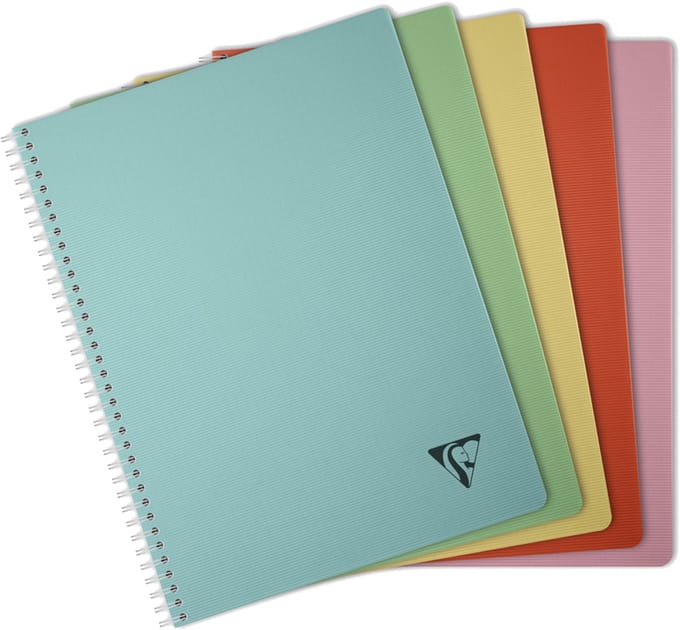 Clairefontaine Spiraalschrift LINICOLOR, A4, strogeel