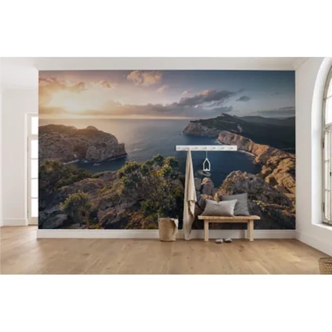 Fotobehang Mediterranes Spektakel - Meerkleurig - 2,80m X 450cm
