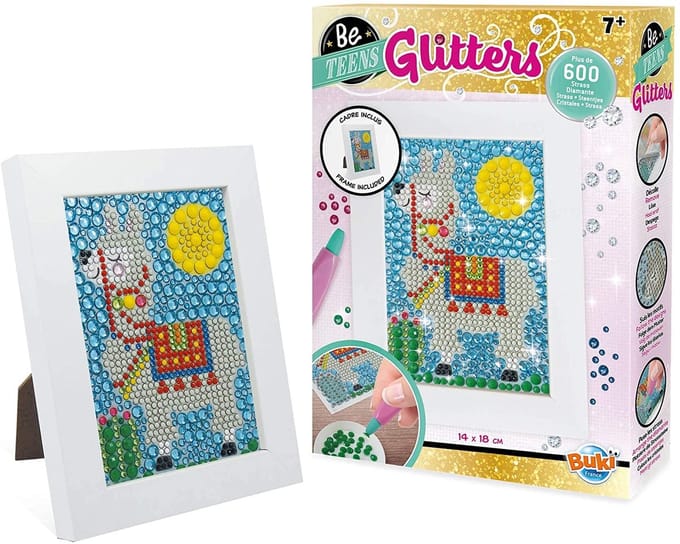 Buki glitter lama knutselset - creatieve steentjes mozaïek.