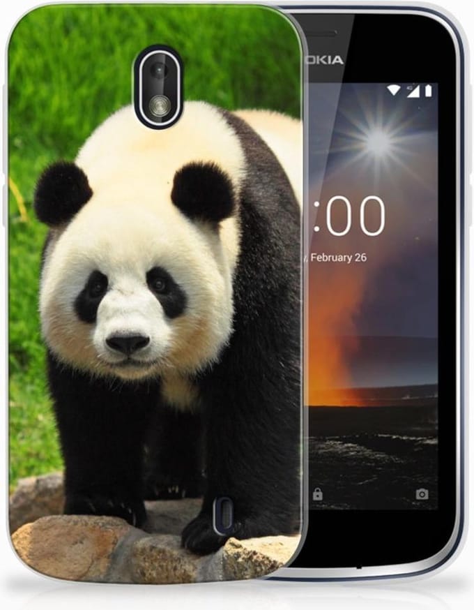 Nokia 1 TPU Hoesje Panda