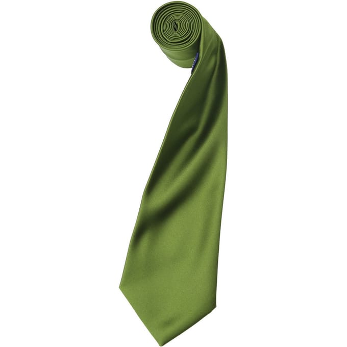 Premier Herensatineband (Smalblad) (Oase Groen)