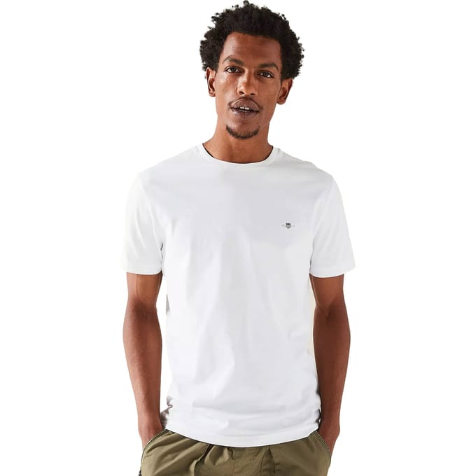 Gant Heren T-shirts - Wit
