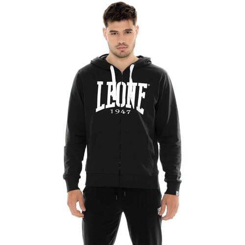 Capuchon sweaters Leone 1947 Man Hoody Full Zip Big Logo