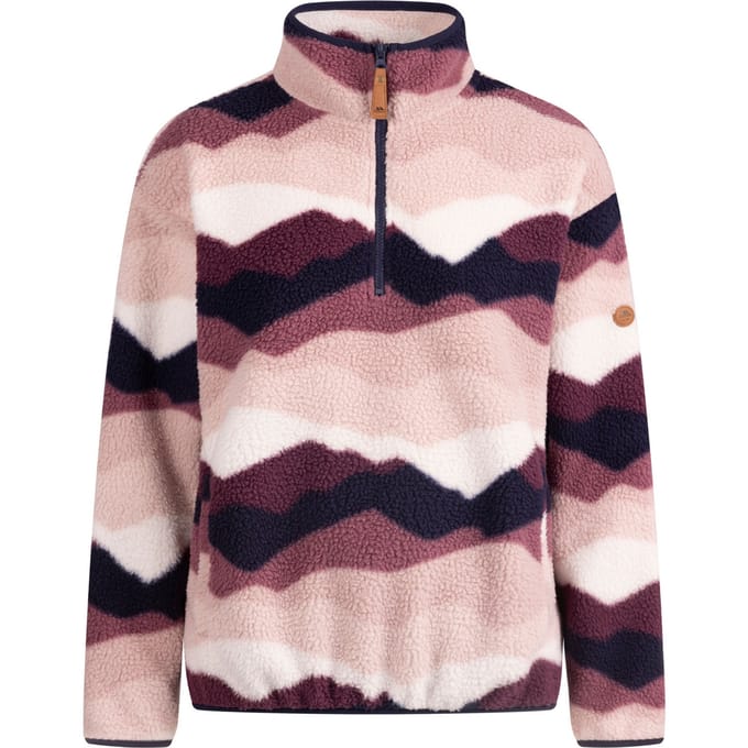 Trespass Dames/Dames Ovie Mountain AT200 Half Zip Fleece Top (Roze/paars/Wit)