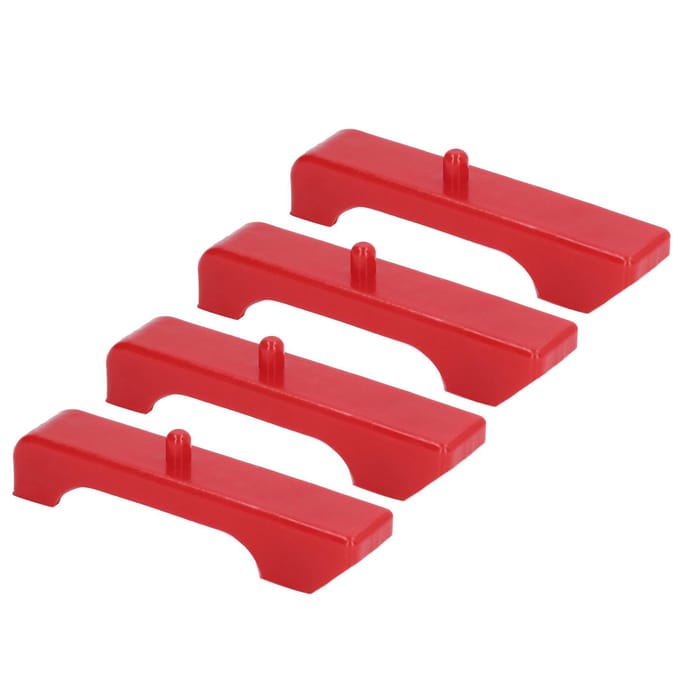 4 stuks set motorradiateur isolatoren 7?1711 Steunbussen Rood GM Stijl Polyurethaan red