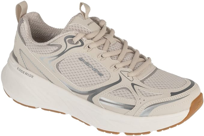 Skechers Edgeride - Silver Eclipse, Vrouwen, Beige, Sneakers, maat: 39,5