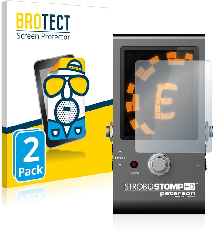 BROTECT - Screenprotector voor Peterson Strobostomp HD - Folie Beschermfolie matte 2 Stuks