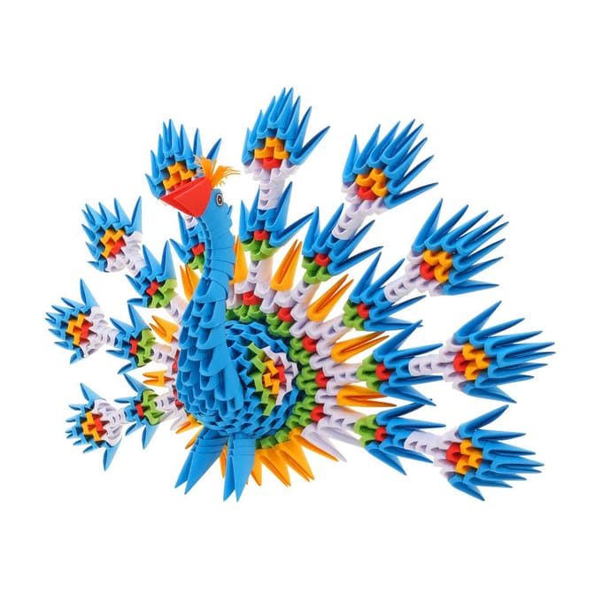 Origami 3D Pauw 549st Knutselen
