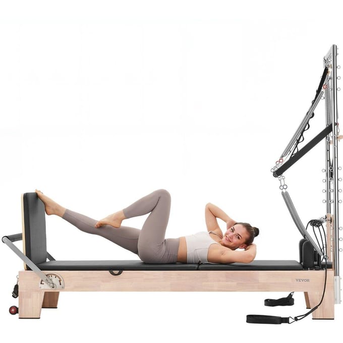 Pilates Reformer Houten Pilates Machine Home Gym Trainingsapparatuur