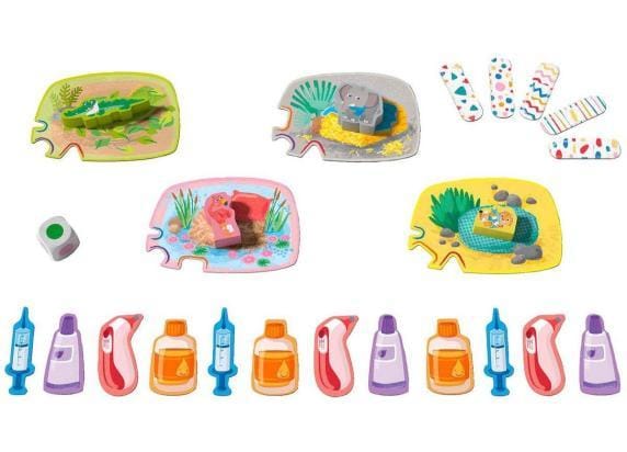 Spel - Mijn eerste spellen - Bij de dierendokter - In koffertje - 2+