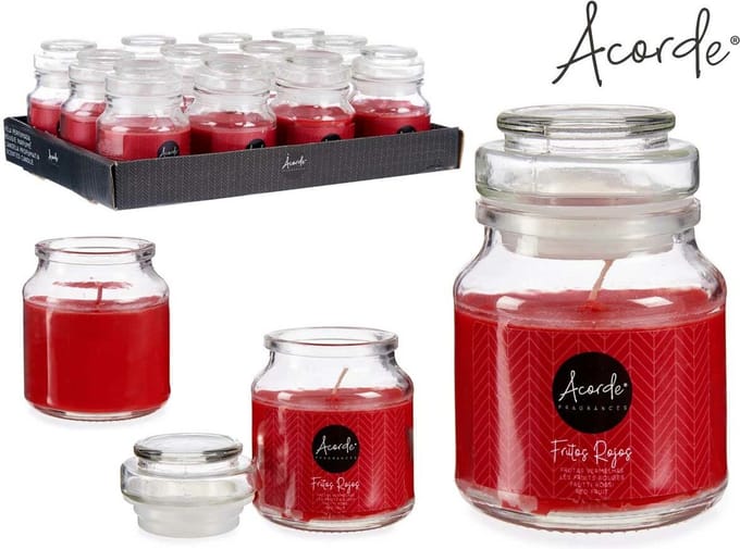 Acorde - Geurkaars - Red Berries - rood