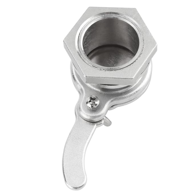 RVS Honingkraan Schuifafsluiter Imkerijgereedschap Extractor Bottelapparatuur white