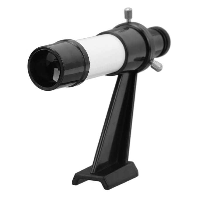 5X Astronomische Telescoop Zoeker met Inline Basis Standaard 5x24 Draagbare Kruisdraad Telescoop black