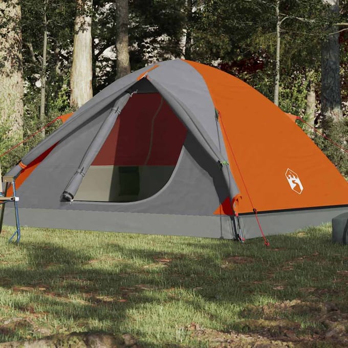 vidaXL - Koepeltent - 6-persoons - waterdicht - oranje