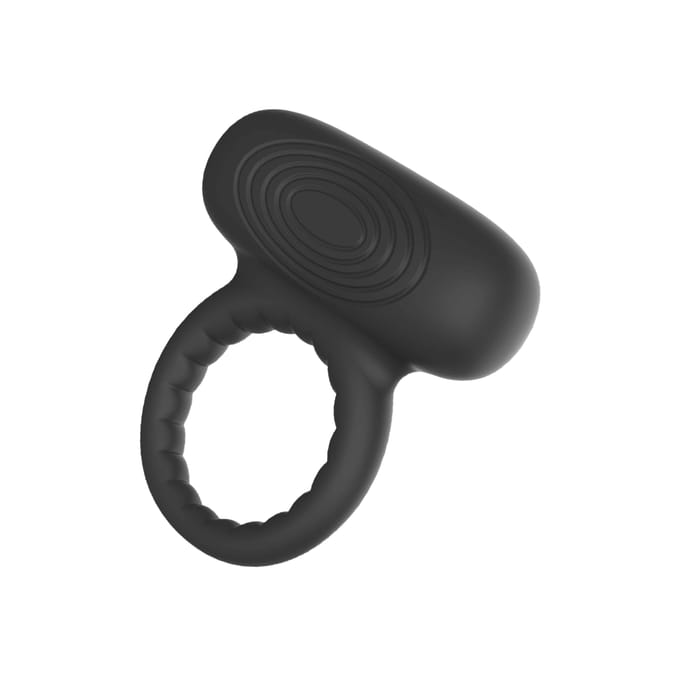 Dreamtoys Ramrod Strong Vibrating penisring - Zwart