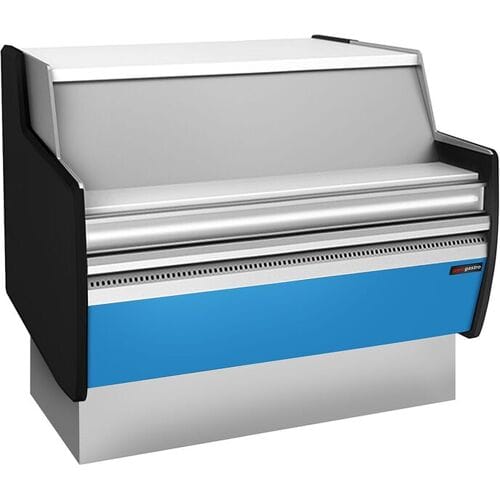 GGM Gastro Kassentisch - 990mm - Frontblende Hellblau
