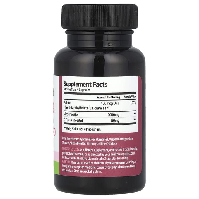 Forest Leaf, Myo en d-Cairo Inositol, 30 Veggie Capsules