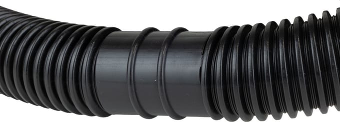 Zwembadslang 32 mm - 25 meter - Zwart