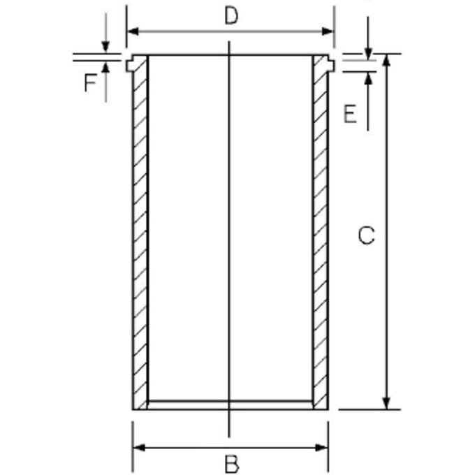 Voering, cilinderkop GOETZE 14-049300-00