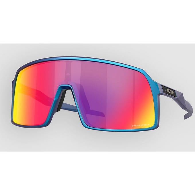 Oakley Sutro Matte Cyan/Blue Colorshift Zonnebril blauw