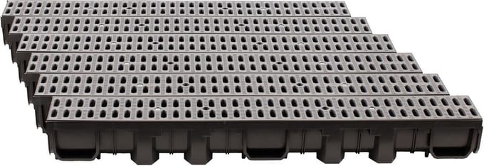 6 Meter Drainagegoot Set voor Oprit en Tuin - A15 Belastbaar