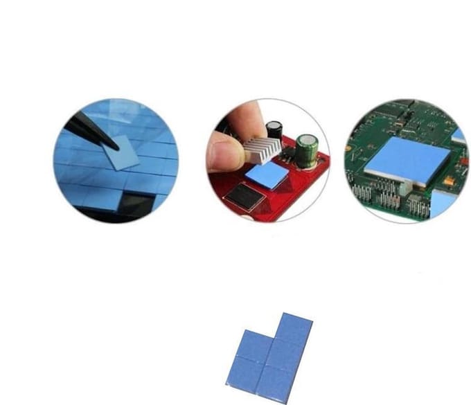 GEAR 3000® thermal pad - thermisch pad - siliconen - 5 stuks - 10x10x0.5mm