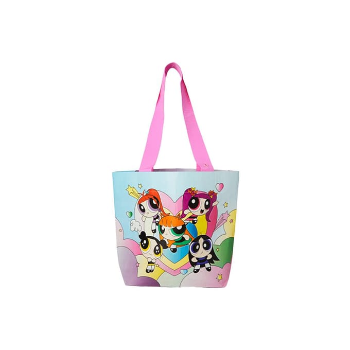 NewJeans - Sac réutilisable THE POWERPUFF GIRLS x NJ M white
