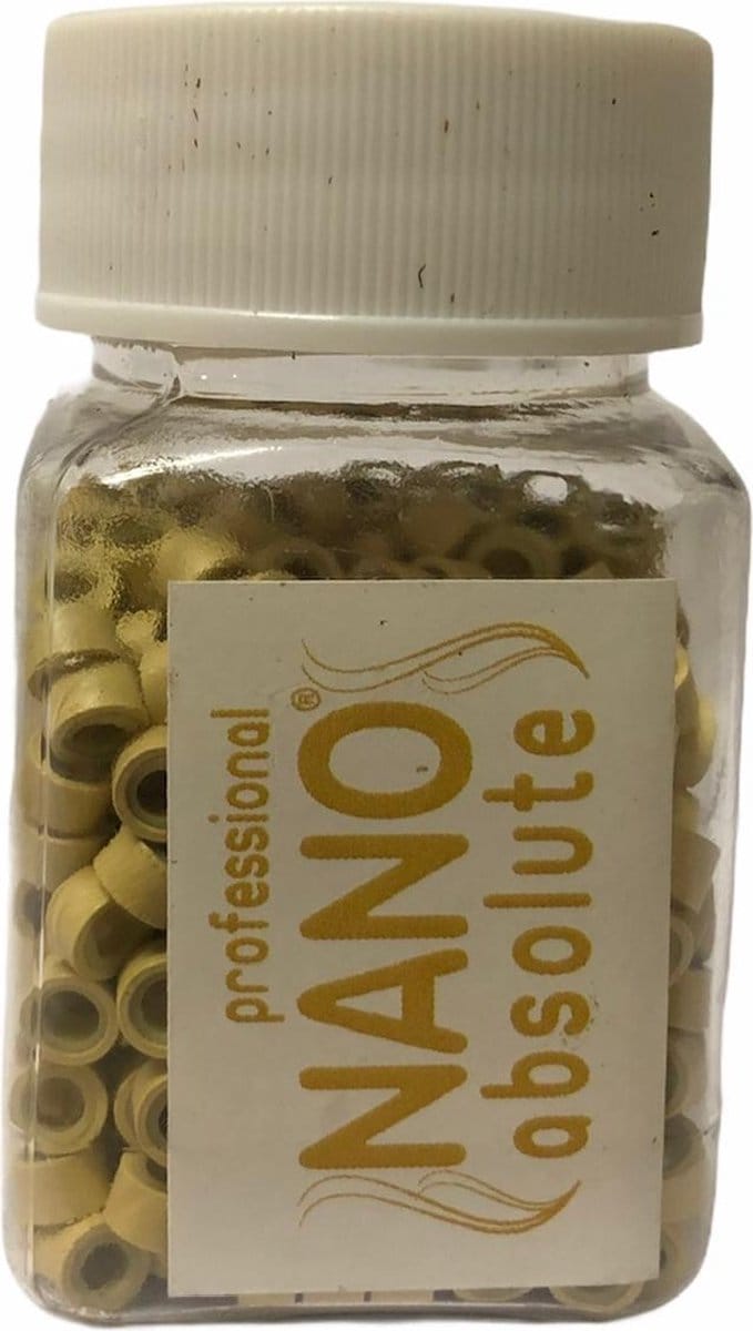 Nano Absolute - Microrings voor extensions - BLOND - 500 stuks - 5 mm