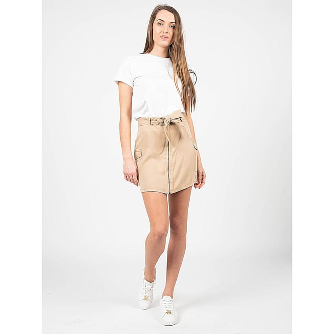 Pepe Jeans rok Floren Vrouw beige