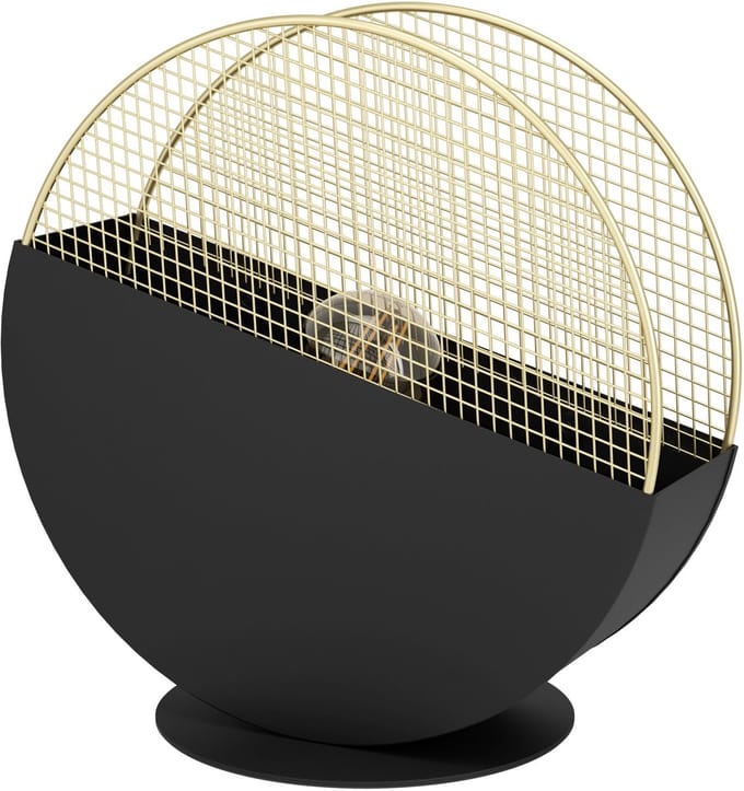 EGLO Mumbles Tafellamp - E27 - 28,5 cm - Zwart|Goud