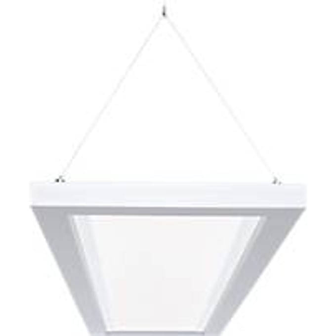 LED pendelarmatuur Dotlux OFFICE, vermogen 54 W, 5670 lm, 3000-5500 K, 3-traps dimbaar, signaalwit RAL 9003