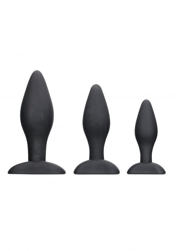 Shots - Ouch! Apex - Butt Plug Set black
