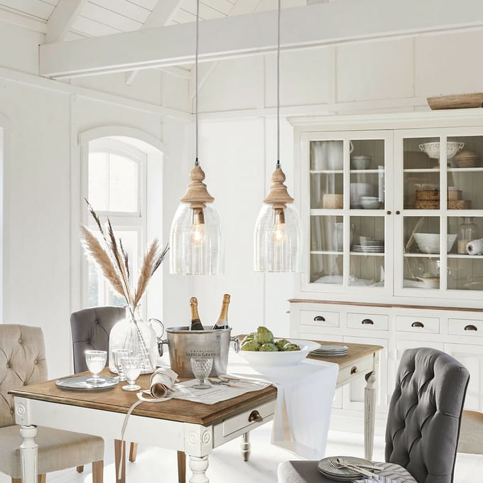 LOBERON Hanglamp Raina helder