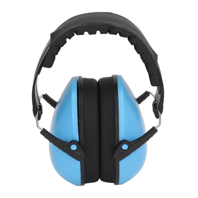Gehoorbescherming Oorbeschermer NRR 21DB Industriële ruisonderdrukkingshoofdtelefoon voor werkopnamen Blauw black