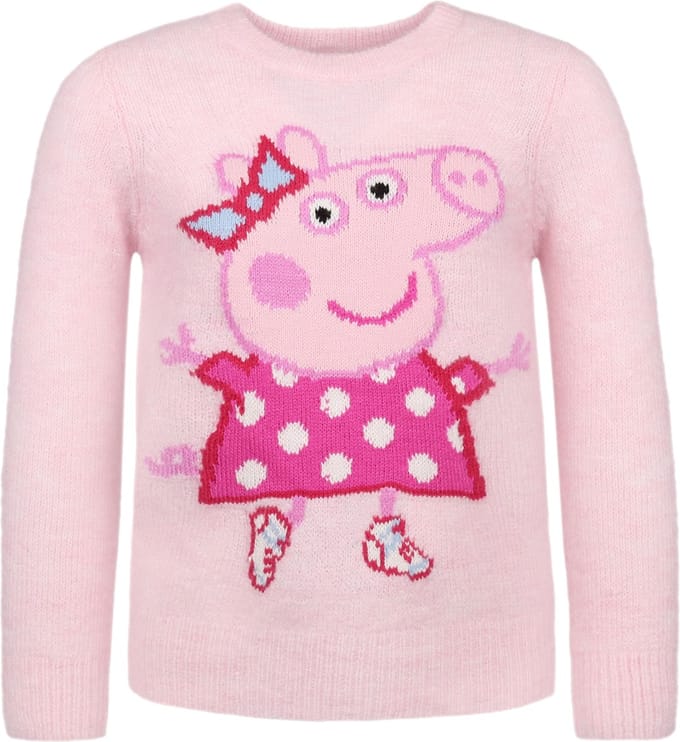 Peppa Pig - Lichtroze trui voor meisjes, lekker warm / 116