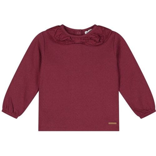 Prénatal peuter shirt Dark Wine Red 80 dames