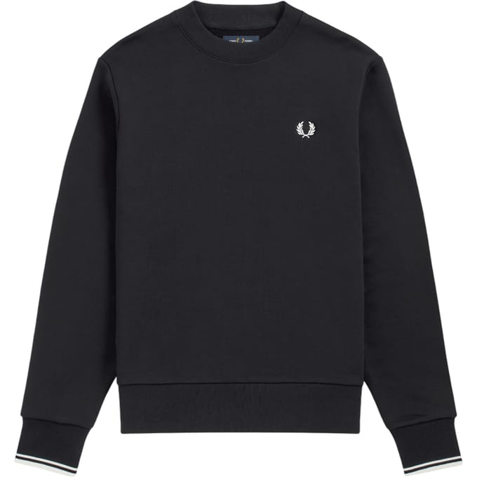 Fred Perry Sweater Logo Navy - Maat XL - Heren - Sweaters