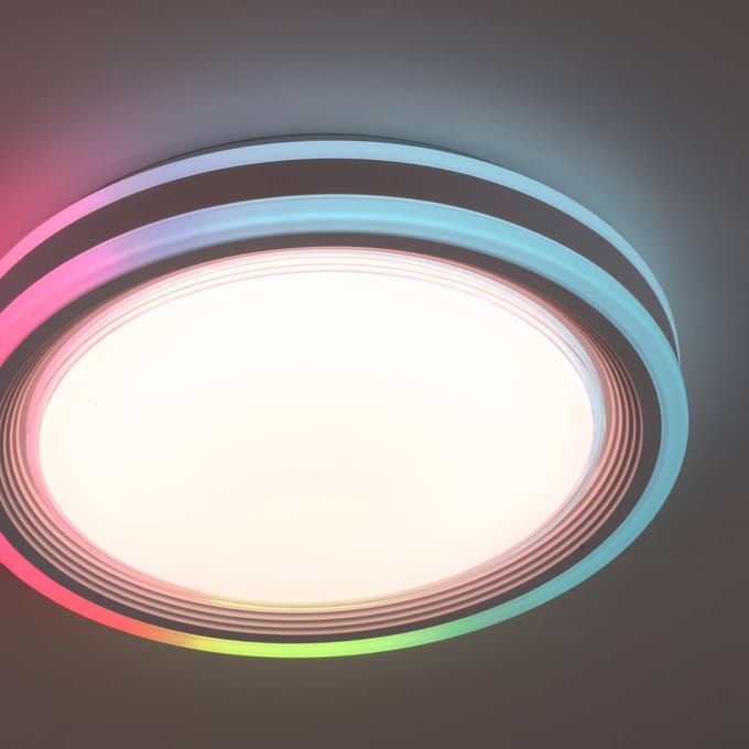 JUST LIGHT. GmbH LED plafondlamp Spheric, CCT, RGB, Ø 40cm