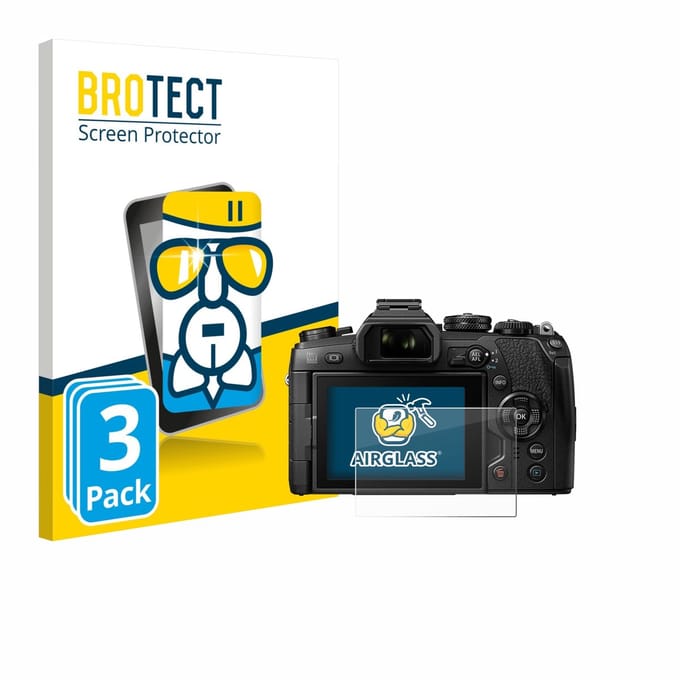 Screenprotector 3 Stuks voor Olympus OM-D E-M1 Mark II / Mark III Beschermglas transparant