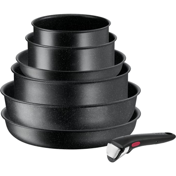 Tefal Ingenio Black Stone 7-delige set - inductie