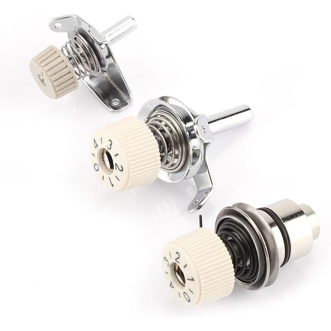 3 STUKS Industriële Naaimachine Draadspanningregelaar Montage Naaimachine Accessoire white