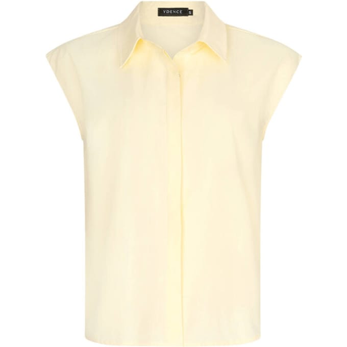 Ydence Blouse Sabrina Dames - Jurken - Geel - Maat XS