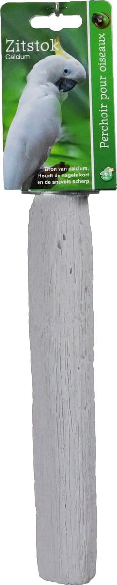 De Boon Zitstok Calcium Wit + Schroefdraad 24,5CM