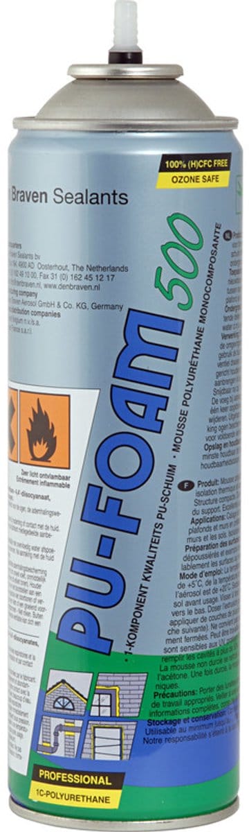 Zwaluw PU foam purschuim - 500 ml.