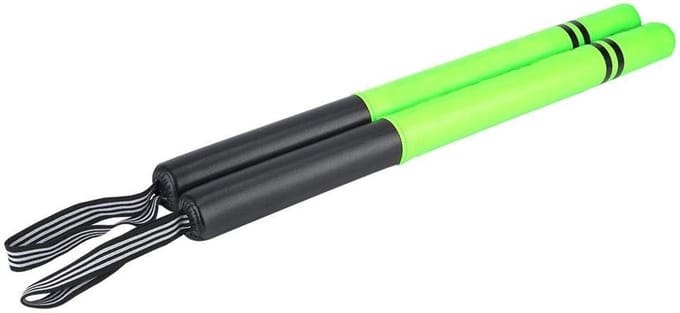 Boksstok - Trainingsstok - Vechtsport Training - Ergonomisch Ontwerp - 57 cm - Fluorescerend Groen