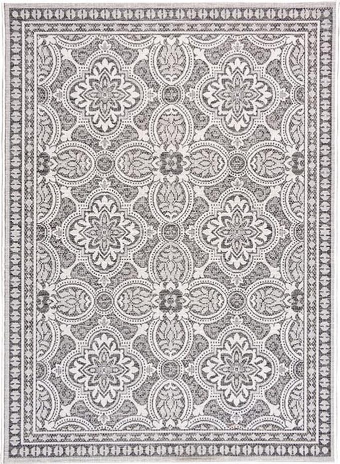 FRAAI Buitenkleed - Summer Oriental Grijs - 240x330cm