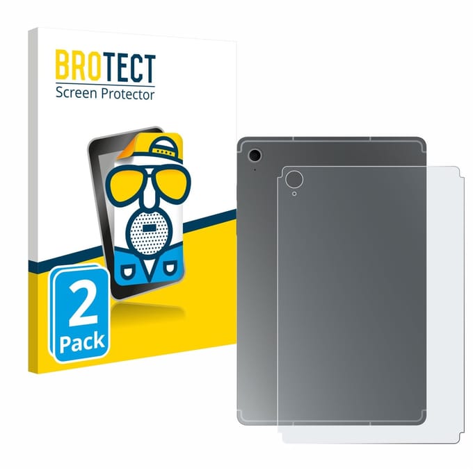 BROTECT - Screenprotector voor Samsung Galaxy Tab S10 FE (Achterkant) - Folie Beschermfolie matte 2 Stuks