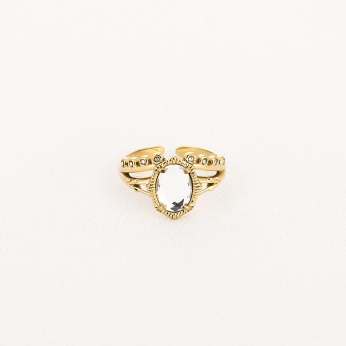 Bijoutheek Ring (Sieraad) Vintage White