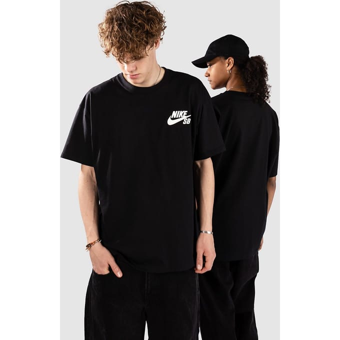 Nike SB Logo T-Shirt zwart