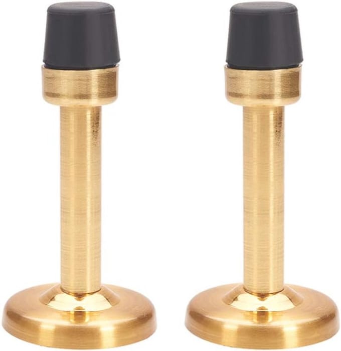Ronde Wandgemonteerde Deurstopper 40x80mm - Bronskleurige Deurbuffer